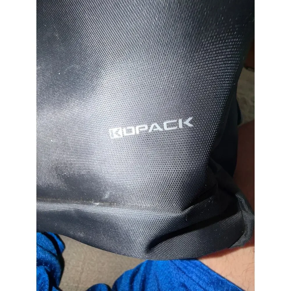 Kopack Black Laptop Backpack Travel Business Computer Bag Multi Compartment